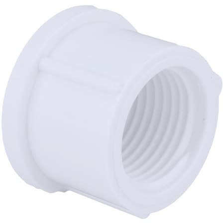 Charlotte Pipe And Foundry 1/2 In. FIP Schedule 40 Threaded PVC Cap PVC 02117  0800HA
